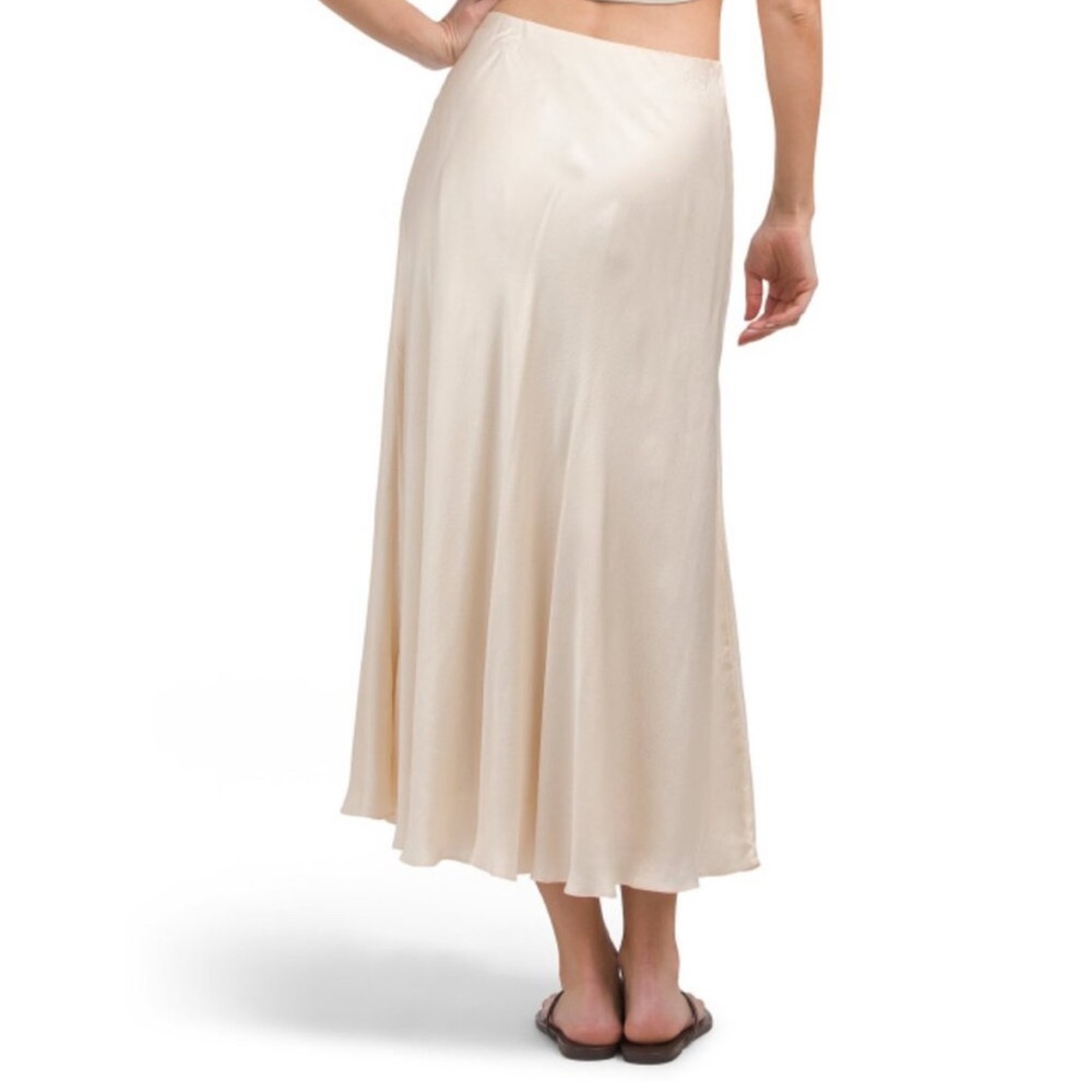 Tanya Taylor Cream A-Line Skirt